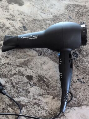 BaBylissPRO Ceramix Xtreme Black Hair Dryer with Concentrator Nozzle